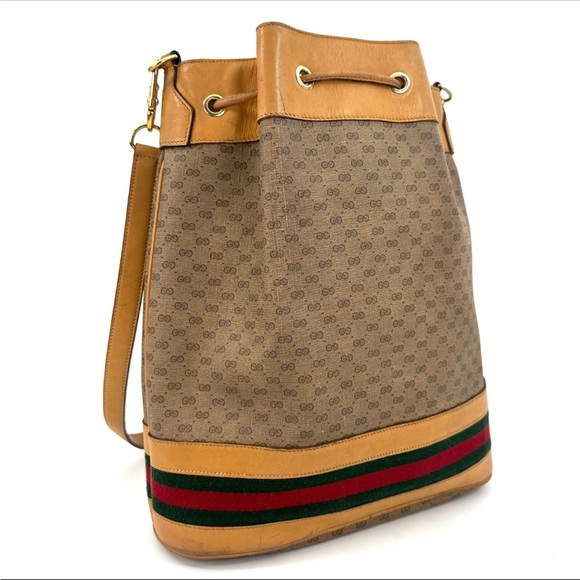 Gucci Shoulder Bag Sherry line Brown PVC - Picture 3 of 16